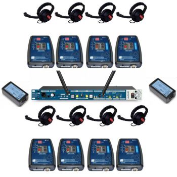 Altair HD Wireless Beltpack Intercom system 8 way single channel kit