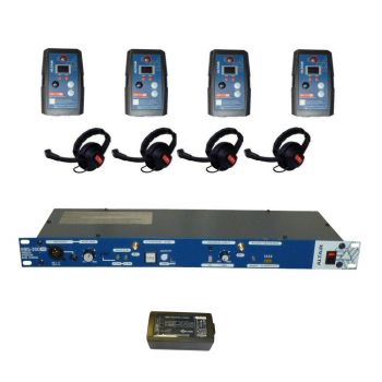 Altair HD Wireless Beltpack Intercom system 4 way single channel kit extreme beltpacks (max 4)