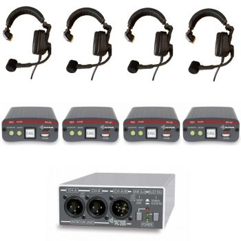 TSS-2 Wired Theatre and College Intercom Starter Communication System 2