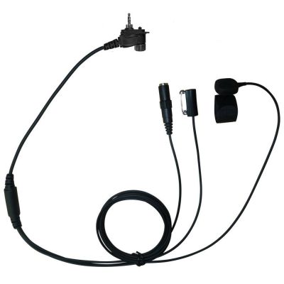 TC4 Motorola MTH800 3 wire kevlar surveillance headset 3.5mm socket - TC4-FS-JACK - Showcomms