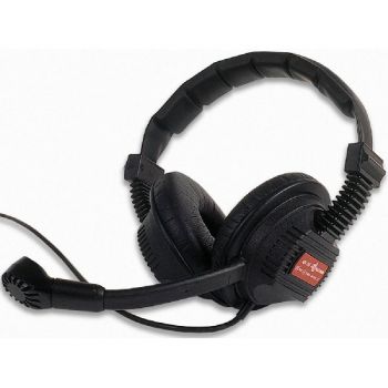 Tecpro DMH220 Double Sided Headset with XLR4F for Tecpro style beltpack