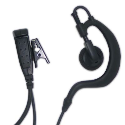 Motorola MTH800 earhanger with PTT and Kevlar cable - MSG-1W-MTH - Showcomms