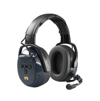 Hellberg Xstream Helmet mount Headset with Multipoint connection for 2 personal devices