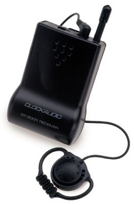 Hire Wireless Tour Guide Receiver with headset earpiece - H-WTG1RX - Showcomms