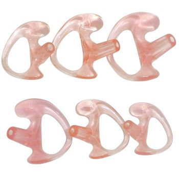 Value Pack of 6 mixed Flexible Generic Ear Molds