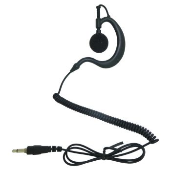 EM2 type Ear Hook for RSM remote speaker microphone cable length 50cm 3.5mm threaded jack