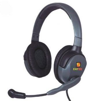 Eartec MAX4G double sided headset XLR4F Electret mic suitable for Riedel Bolero