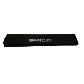 Black wrap around headband cushion for cameraman headsets