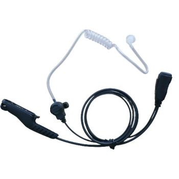 Motorla MXP 600 1  wire headset with acoustic tube earpiece