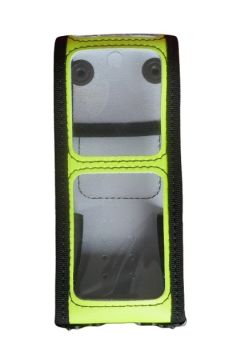 Sepura STP8000 STP9000 yelolw Soft Leather case with Klick fast Stud 