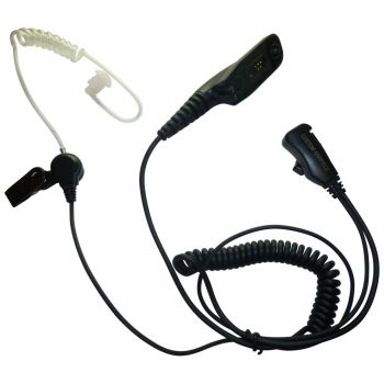 BG MTP850S MTP6550 MTP6650 Kevlar 1 wire headset with acoustic tube earpiece 