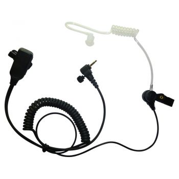 BG Sepura SRH3500 SRH3800 SRH3900 Kevlar 1 wire Earpiece and PTT mic  