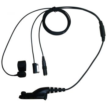 TC4 Motorola MTP850S MTP6550 DP4400 3-wire kevlar surveillance headset 3.5mm socket