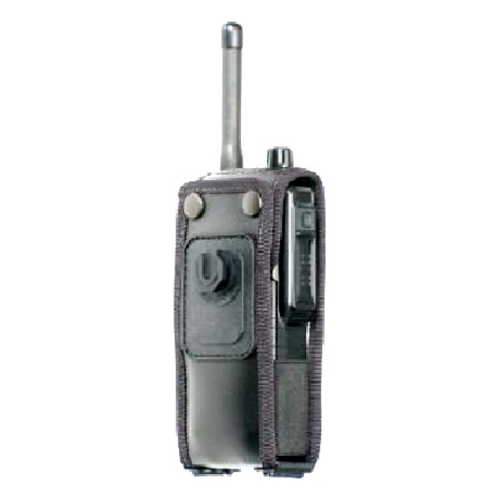 Sepura STP8000 STP9000 Soft Leather case with Klick fast Stud (top loading radio)