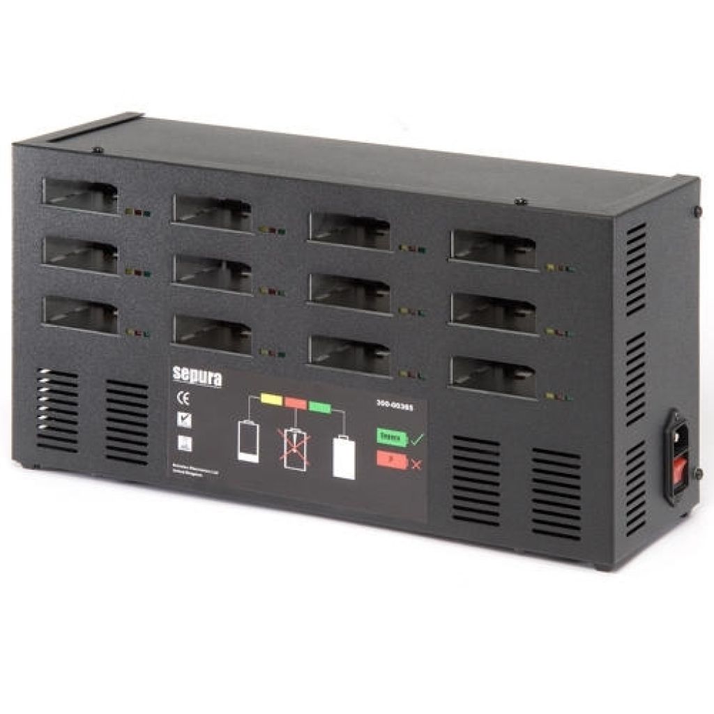 Sepura STP8000 STP8100 STP8200 STP9000 12 Way Battery Charger