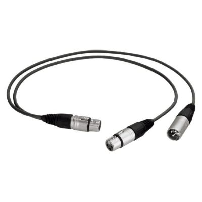 Tecpro YL908 Cable for AD903 breaks out to XLR3m & XLR3F - 27-908 - Showcomms