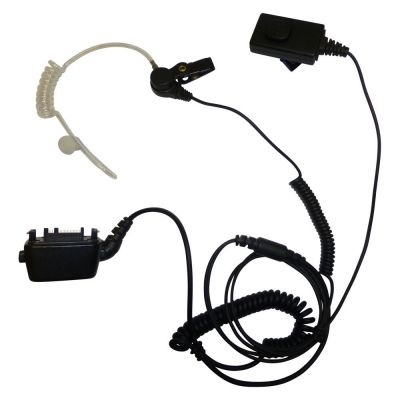 2 wire Kevlar Wire Earpiece MTH800 BASE CONNECTOR large PTT mic - CENTURION-M9 - Showcomms