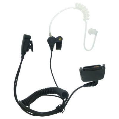 Airbus THR880i curly tube earpiece with microphone. Kevlar cable - BG-THR - Showcomms