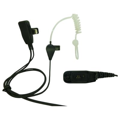 Value Motorola GP340 1 wire headset with PTT Mic & Earpiece. Kevlar - 11ACH4040M4 - Showcomms