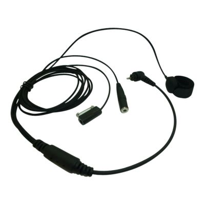 Covert headset kevlar cable for Motorola slimline radios SL1600 SL4000 SL7550 - TC4-M11-JACK - Showcomms