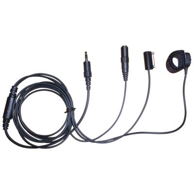 Showcomms Motorola Visar 3 wire Covert surveillance radio headset - TC4-M2-JACK - Showcomms