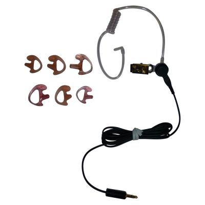 IFB earpiece kit Pot Box 3.5mm stereo 3 pole jack wired Tip + Ring - IFB-LEAD-3.5 - Showcomms