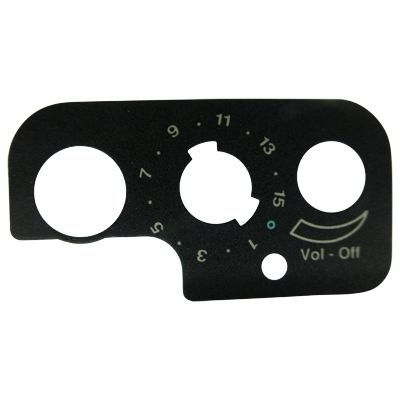 Motorola GP300 radio 16 Channel top Escutcheon - 3680147S07 - Showcomms