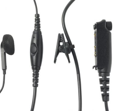 STP8000 STP9000 GSM style hands free set with PTT (RAC version with STP Connector) - 300-00428 - Showcomms