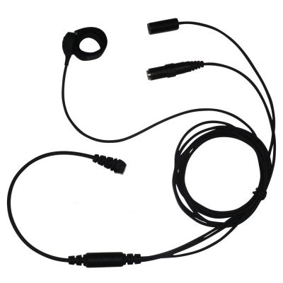 TC4 Motorola GP300 CP040 3 wire Covert surveillance headset  - TC4-M1-JACK - Showcomms