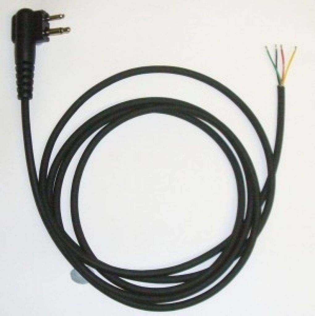 GP300 2 pin headset lead straight cable - CK1001S - Showcomms