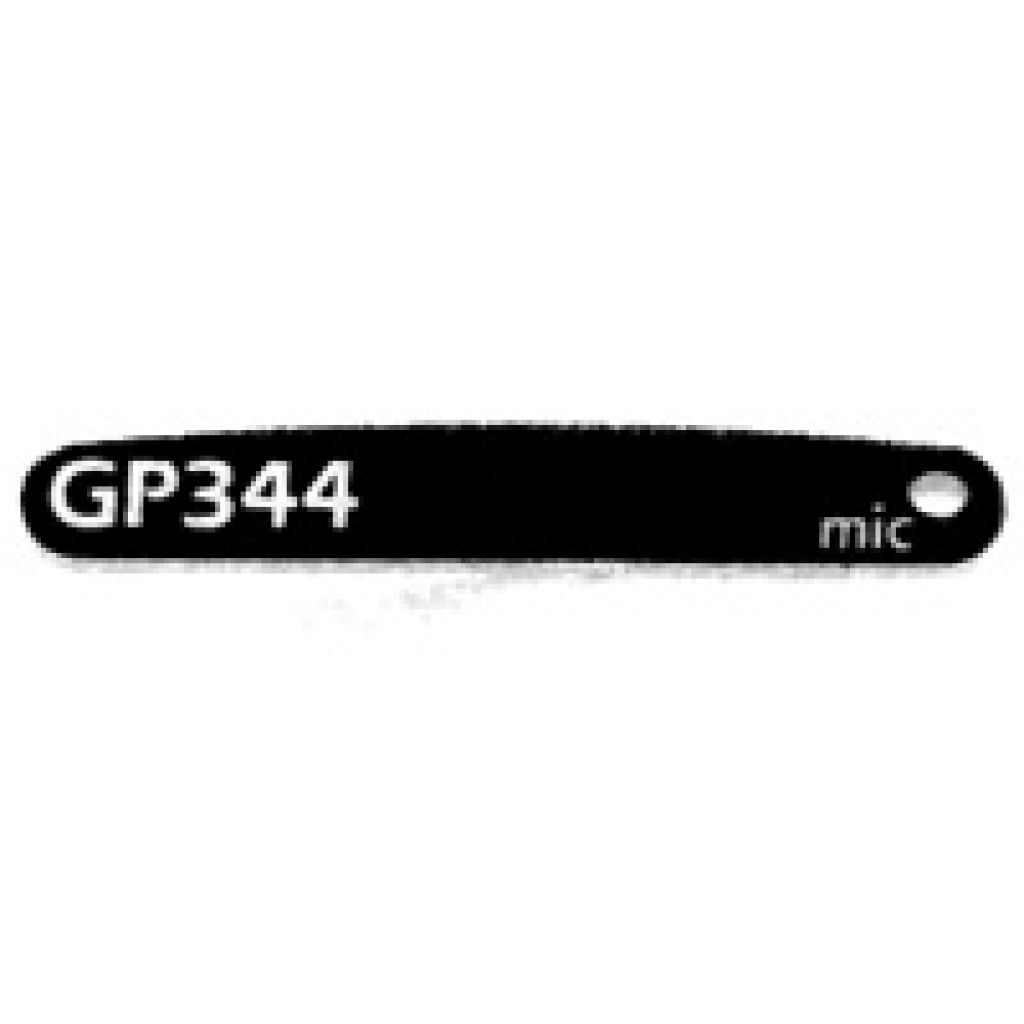Motorola GP344 Front label name plate - 3385959Z07 - Showcomms